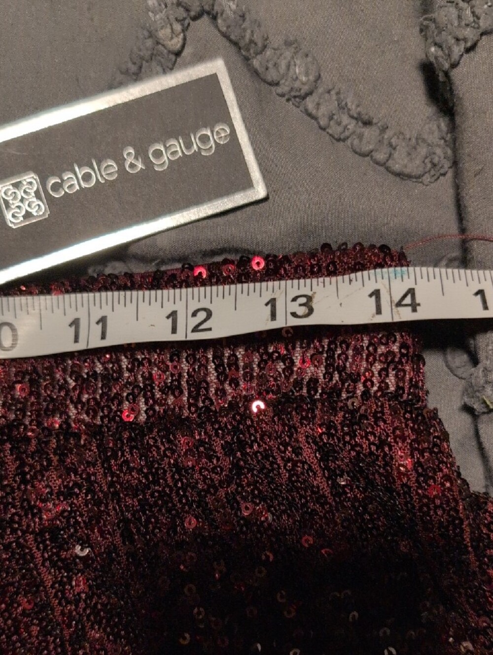 Cable & Gauge Rose Gold Sequin - Picture 6 of 6